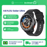 Haylou solar ultra gps relógio inteligente 1.6 "display amoled 60hz taxa de atualização chamadas bluetooth 5atm resistência à água esportes smartwatc