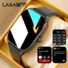 LAXASFIT 2025 Novo Relógio Inteligente H9 Chamadas Bluetooth Homens Mulheres Smartwatches Pulseira de Fitness Relógio Personalizado Face