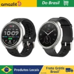 Amazfit Active 2 Relógio inteligente 44 mm, Bateria de 10 dias, Vidro de safira, Monitor de sono, Mapas GPS, Mais de 160 modos esportivos, Resistente à água Smartwatch para Android e iPhone