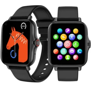 Multi-função relógio inteligente mensagem reprodução de música dial chamada tela de toque smartwatch para mulheres relógios esportivos para android ios